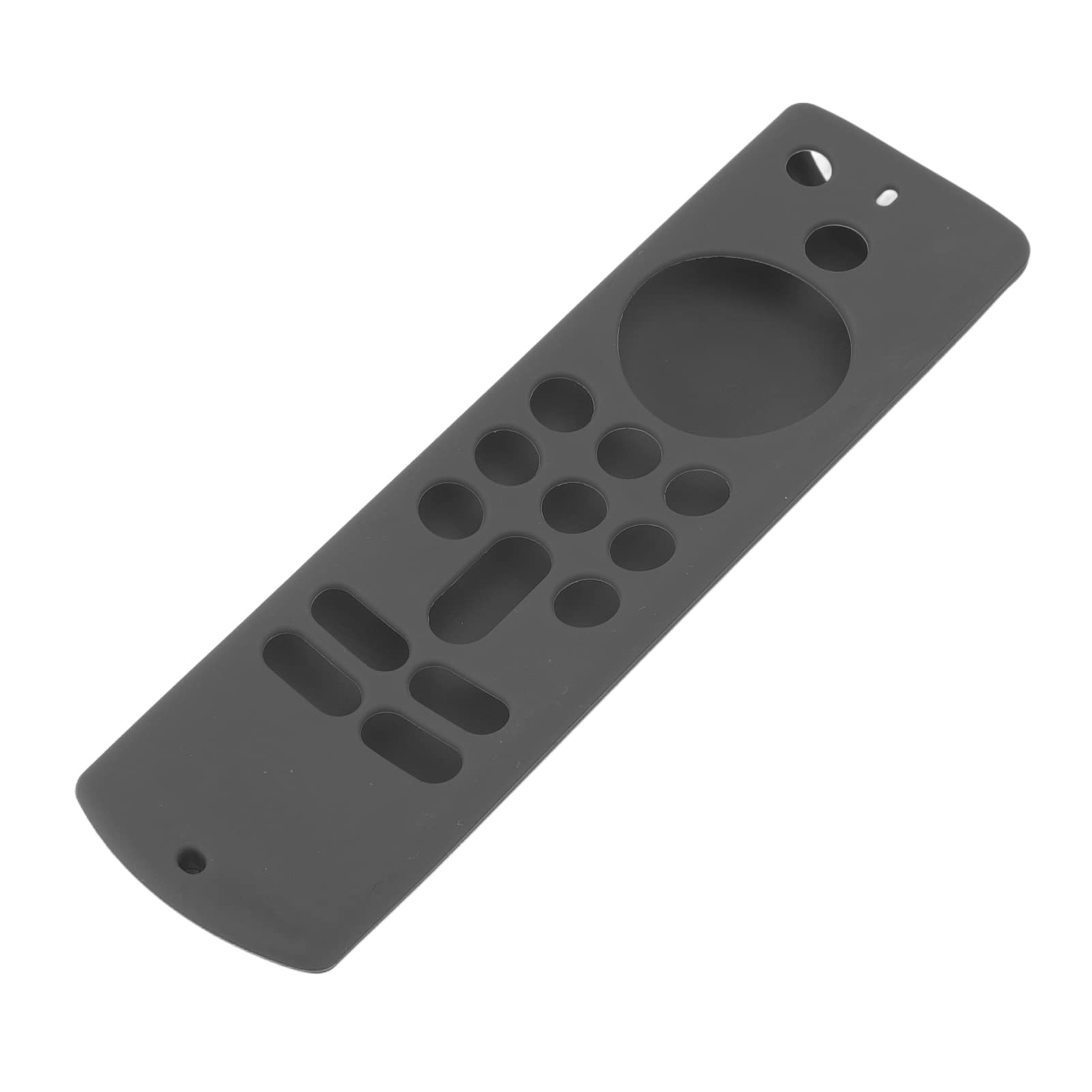 Fernbedienungs-Silikonhülle für TV Stick, Fernbedienungshülle für TV Stick für rutschfeste Silikon-Schutzhülle mit Trageband der 3. Generation (Gray)
