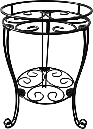Image of MetalTouch Metal Touch Freestanding Elegant Hanging Shelves Plant Stand Vase Type Flower Pot Stand For Balcony Living Room Outdoor Indoor Plants Plant Holder Home Decor Item-52 Cm