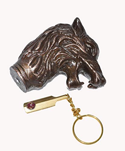 Alfiya Nautical Store Antiguo Mango de Cabeza de Lobo Solo para Bastón de Bastón Increíble Vintage Best Item H7