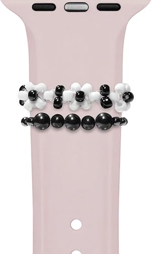 Miniatura 8 de Shungite - Correa de reloj inteligente con dije decorativo brillante  Compatible con Apple iWatch Galaxy Oculus  1.496 in 1.575 in 1.614 in 1.654 in