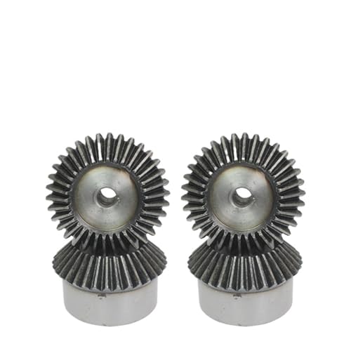 Bevel Gears 1 Piece Bevel Gear 1.5M38T/40T Gear 90 Degrees Meshing Angle Carbon Steel Transmission Ratio 1:1 Transmission Parts(38 Teeth)