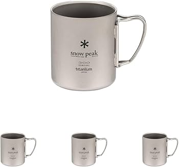 Amazon | Snow Peak(スノーピーク) (snow peak) チタンダブルマグ 300
