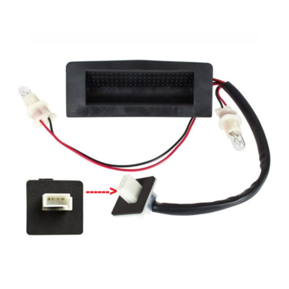 Compatibile con Vauxhall/Opel/Astra H/Zafira B/ASTRAVAN 2004-2010 Interruttore di apertura per portellone posteriore con portalampada e cablaggio interruttore portellone posteriore 13223919