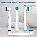 REDTRON Wymienne główki szczoteczki do Oral B, końcówki do szczoteczek do Professional i Precision Clean, główki szczoteczki kompatybilne z Pro1000 Pro3000 Pro5000 Pro7000 (4 sztuk)