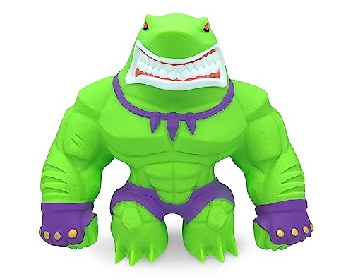 CICABOOM - Maxy Sharkuda - Squalo giocattolo allungabile (23 cm x 2 Kg) - Elastikorps Fighter - Idea Regalo Bambini (Colore Verde)