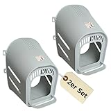 2X Legenester für Hühner Hühnernester Legenest Hühnernest Hühnerstall Zubehör Geflügel Brutnest Nest Kunststoff Wandmontage Legebox