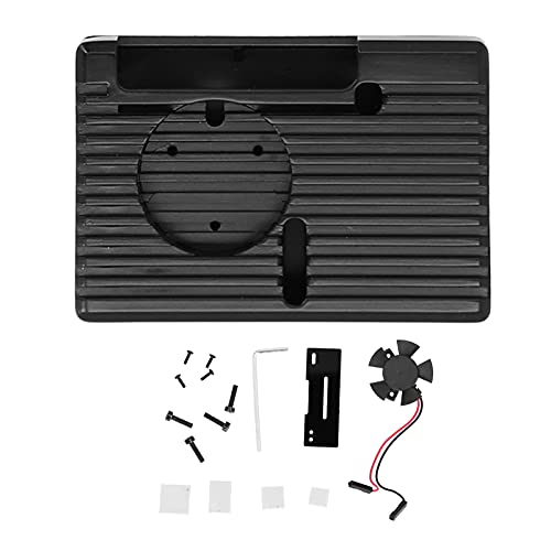 Caja de aleación de aluminio para refrigeración con ventilador miniatura 1
