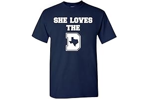 Lamb Jersey Dallas Cowboys: She Loves The D Men's T-Shirt for Football Fans