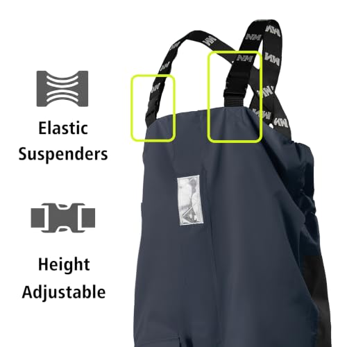 Image of Men's Coastal Sailing Jacket & Bib Pants Combo-Waterproof, Breathable Offshore Hard Shell, Durable Gear