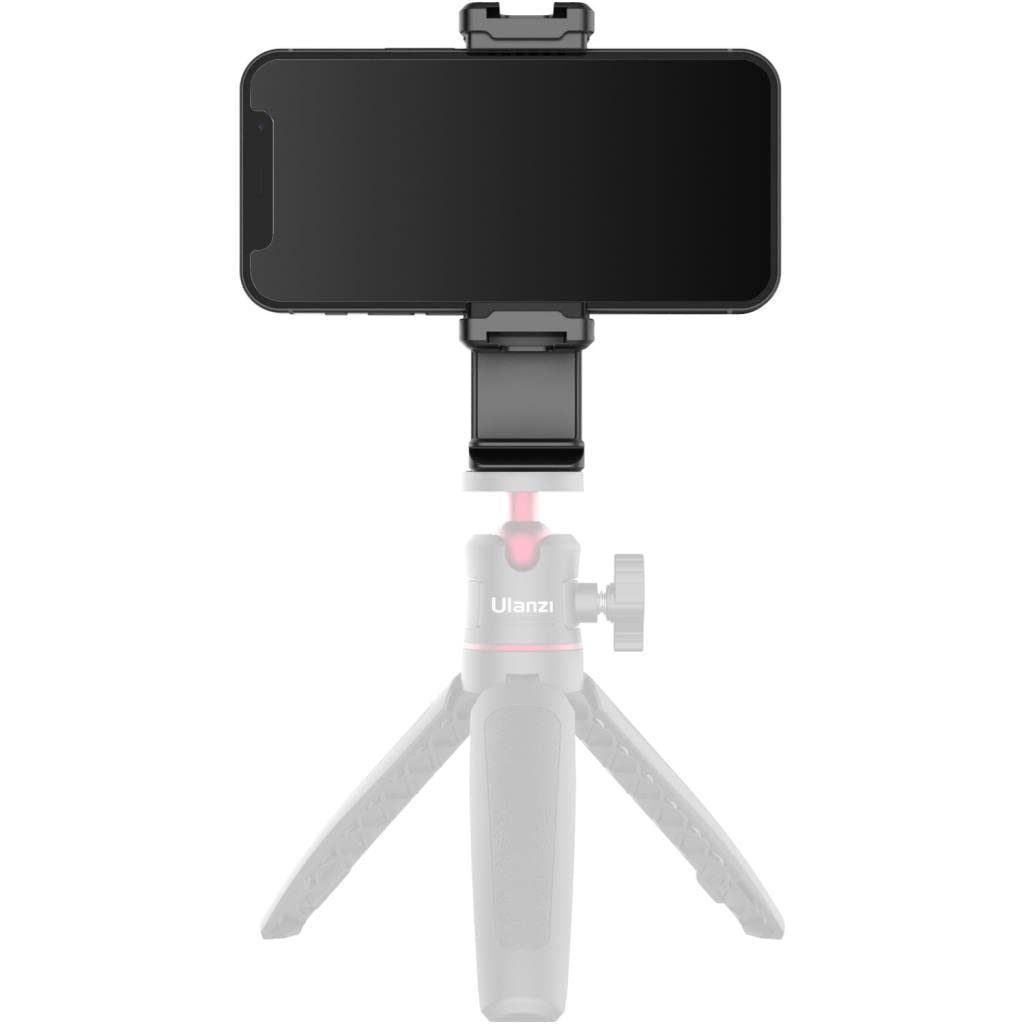 Ulanzi ST-22 360º obrotowy i uchylny uchwyt na telefon do statywu – z 2 uchwytami Cold Shoe-mounts