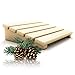 CozyNature® Sauna Kopfstütze | 2022 UPDATE - harzfrei | Rückenlehne aus hochwertigem finnischem Kiefernholz | 2in1 Sauna Zubehör | 100% handgefertigt aus nachhaltigem Holz | intensive Wärmebehandlung
