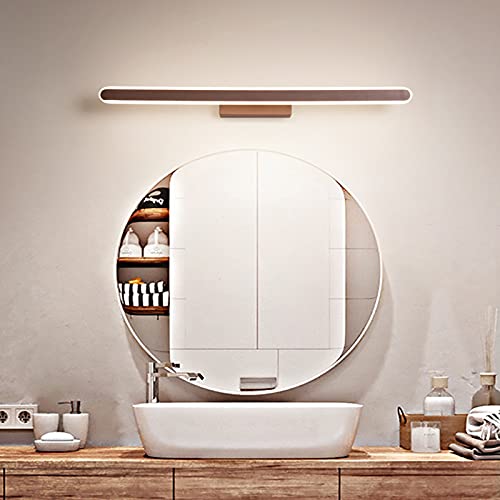 Éclairage de vanité simple LED miroir de salle de bains maison