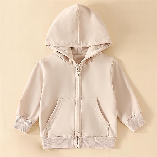 Baby Baby Toddler Little Girls Cotton Full Zip Lightweight Thin Jackets Coat Sweatshirts Long Sleeve Winter Outwear3