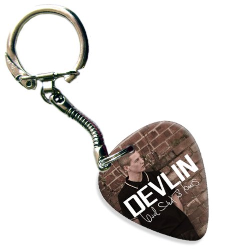 DEVLIN Plettro per Chitarra Keyring schlusselring