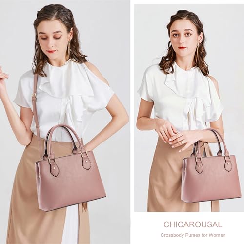 Image of CHICAROUSAL Purses and Handbags for Women Leather Crossbody Bags Women's Tote Shoulder Bag