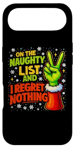 Christmas On Naughty List Regret Nothing �����Y ���f�B�[�X �L�b�Y �N���X�}�X �X�}�z�P�[�X iPhone Air �p