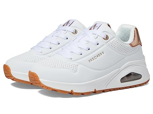 Image of Skechers Girl Uno Gen1 Shimmer Away Lace Up Shoe