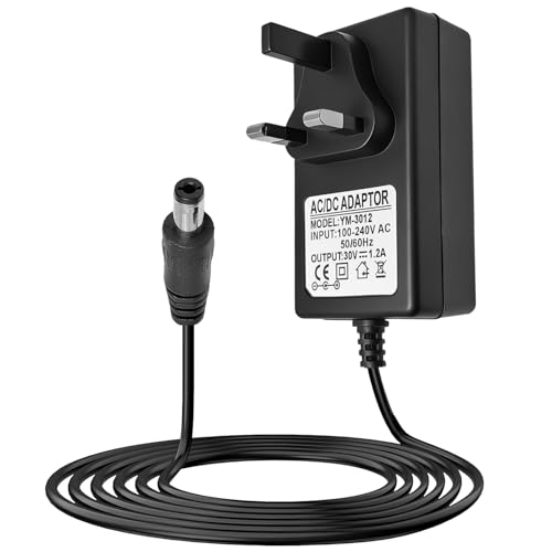 Image of Charger for Henry Quick 30V Charger Replacement for Numatic Hen100 Hetty NQ100 Quick Henry Quick Pet 915242 916634 915243 Cordless Vacuum Cleaner AC Adapter Power Supply Charging Cable Accessories 2M