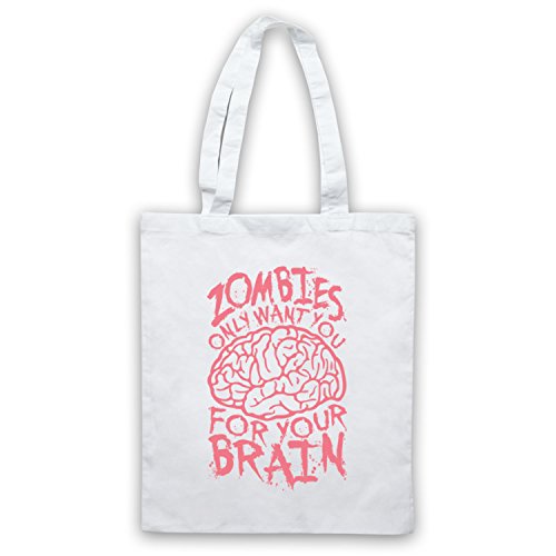 Sac d'emballage Zombies Only Want You For Your Brain grand volume et resistant