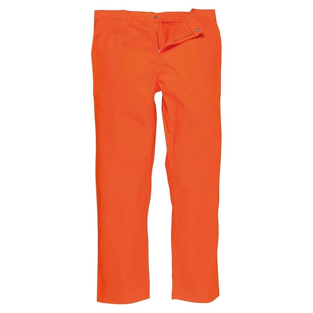 Portwest BZ30 Maximum Protection Bizweld Trousers Orange, Large