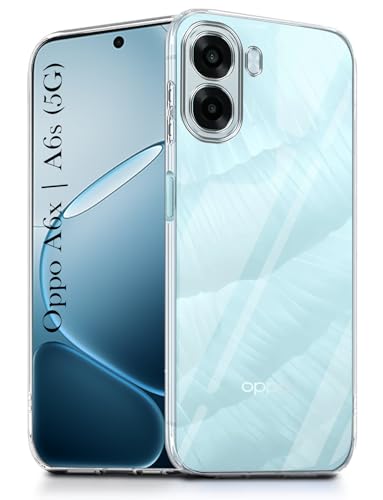 Image of Jkobi Silicone Back Cover Case for Oppo A6X | Oppo A6S (Clear Shockproof Case with Camera Protection | Soft and Flexible | Transparent)