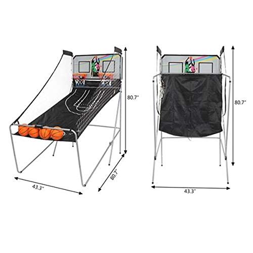 USAStock Best Gift Basketball Setup for Home Basketball Game Fold Indoor Great Home Arcade Game w/Real Physical Activity & no Screens!
