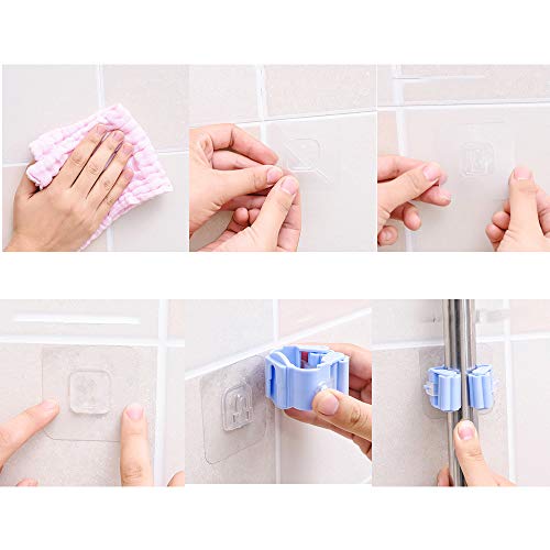 Inherited 4 pezzi Multifunzione Mop Scopa Titolare...