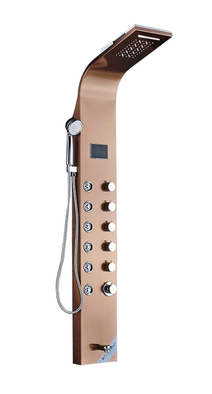 Panneau de douche LED hydromassant pour transformer la salle de bains en spa