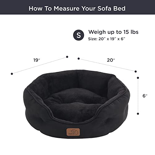 image for Bedsure Dog Beds for Small Dogs - Round Cat Beds for Indoor Cats, Wash