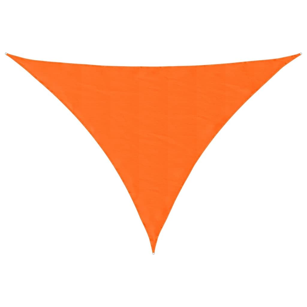 vidaXL Sunshade Sail Lawn Garden Outdoor Balcony Sun Sail Tarp Sunscreen Patio Shade Canopy Sunshade Oxford Fabric Triangular 5x5x6 m Orange โ image 1
