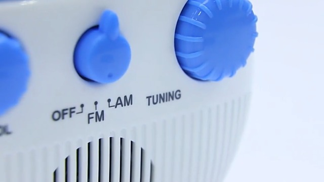 Watch Waterproof Shower Radio, AM FM Radio for Bathroom on Amazon Live
