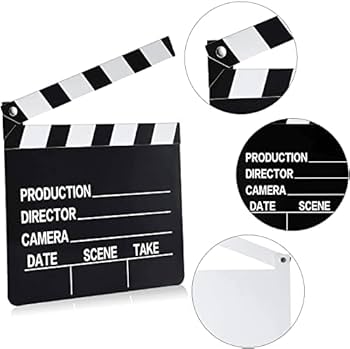Amazon.com: 10 Pieces Movie Film Clap Board, 7 x 8 Inch