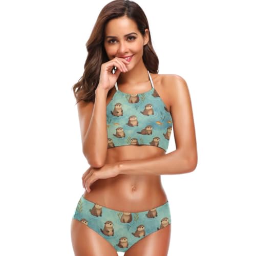 Bikini bleu sarcelle enveloppant idéal pour vos séances de bronzage à la plage - 4