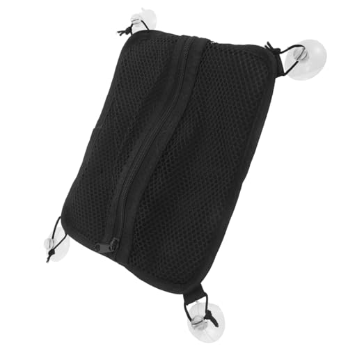 GOOHOCHY Surfboard Suction Cup Net Bag Kayak Storage Bag Paddle Board Accessories Storage Bag Surfing Storage Bag Paddleboard Gear Bag Surfboard Mesh Bag Surfboard Travel Bag Nylon Black