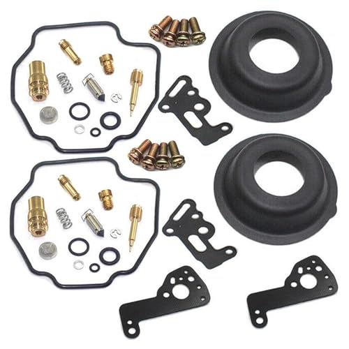 Kit de reconstrucción de carburador con diafragma doble para motos Yamaha Virago 535 2