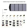 ALLPOWERS SP029 140W Portable Solar Panel Charger for Laptop Cellphone, Waterproof IP65 Foldable Solar Panel with 5 Output, for Solar Generator, Power Bank, 12V Car Battery #4