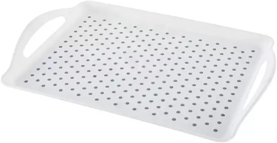 Rectangular Anti Slip Tray, Non-slip Serving Tray