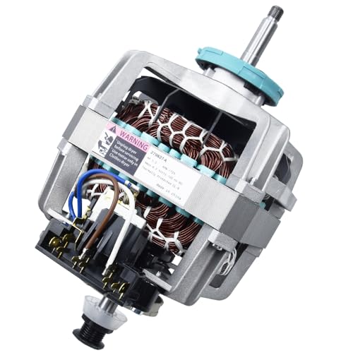 Niechase 279827 Dryer Drive Motor for Whir-lpool May-tag Kitch-enAid Ken-More Ro-per - Replaces AP3094245 EAP334304 PS334304 W10194250 W10366770 W10396029 W10396032 W10448892 3395652