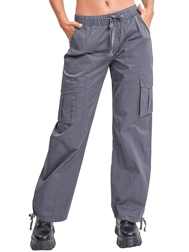 YMI Jeans Women's Mid Rise Pull on Cargo Pants