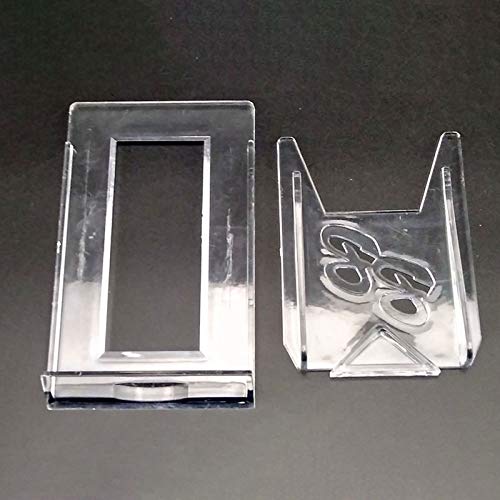 40 Cavalletti Espositori In Plastica Trasparente 20 Cm - Pieghevoli, Per Foto, Segnaposto Matrimonio E Decorazioni