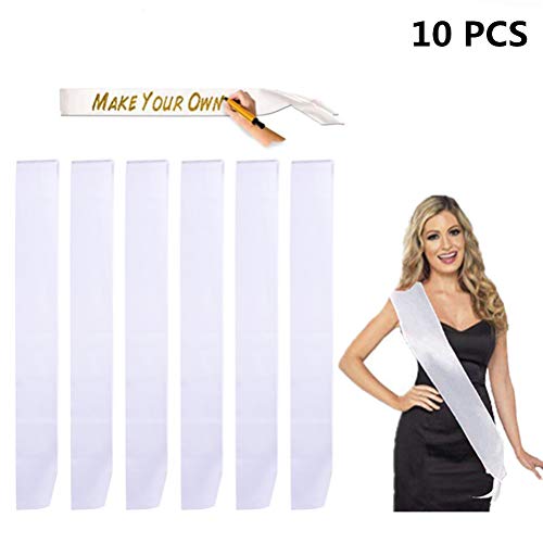 Poluka - Lote 10 Fajas Lisas satén decoración Fiestas