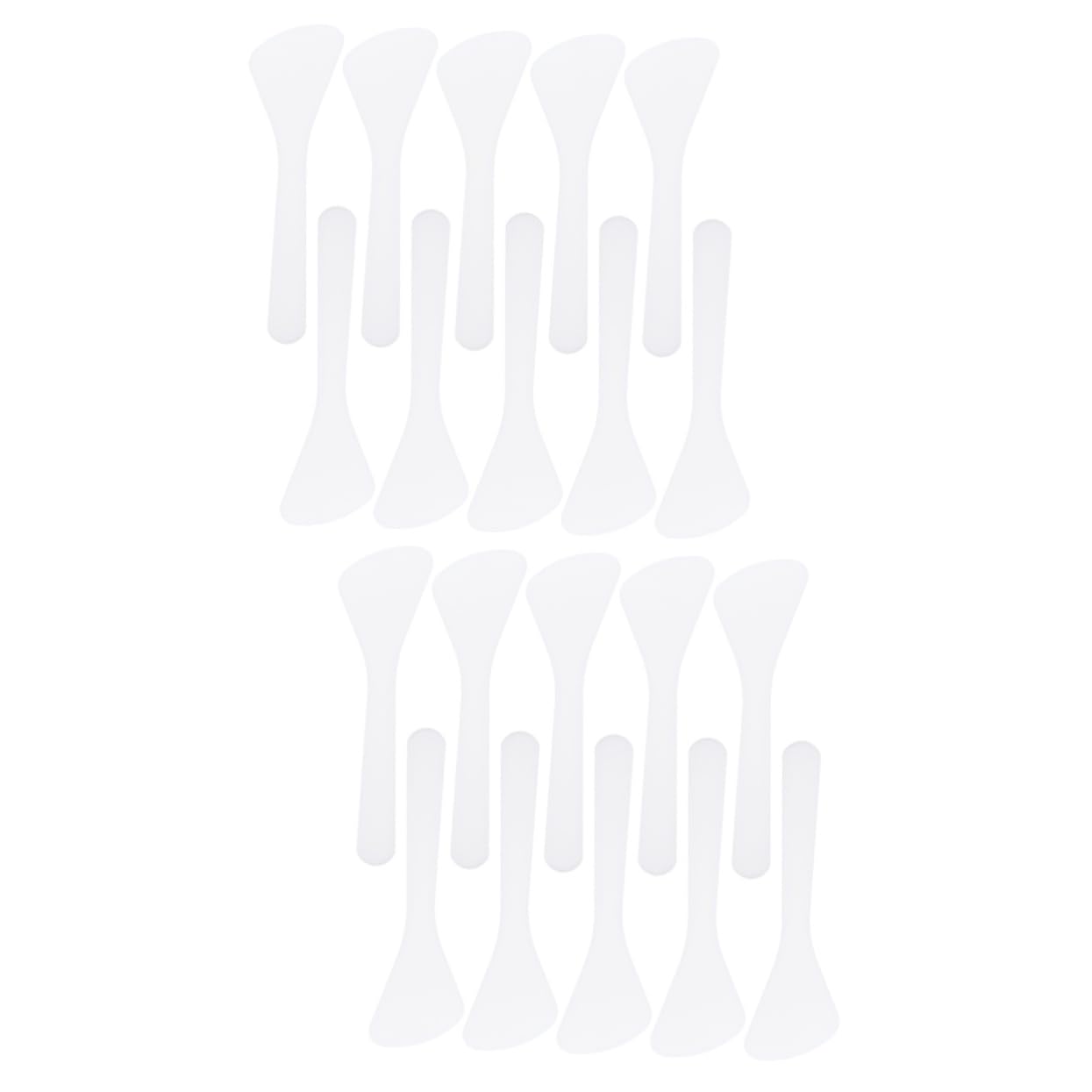 MAGICLULU 160 Piezas Cuchara suministro de maquillaje crema de mantequilla espátulas de máscara herramientas de ayuda de belleza bulto cosmético herramienta auxiliar páginas