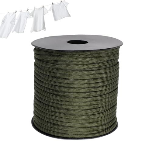 Cuerda de paracaídas, cuerda de paracaídas, cuerda de paracaídas de supervivencia, cuerda de paracaídas, cuerda gruesa para camping, senderismo, pesca