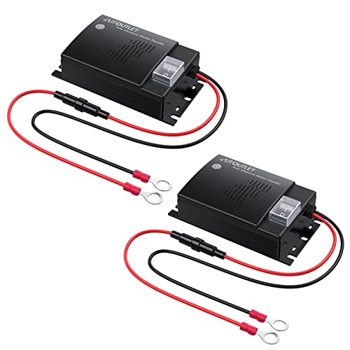 AUTOUTLET Repelente de Ratas Ultrasonico Coche, 2PCS DC 12V Calibrador Rata Roedor Peste Animal Disuasivo Deshacerse de Rat Ratones Roedores Ardilla Marten