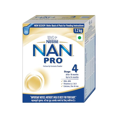 Image of Nestle NAN PRO 4 Follow-Up Formula-Powder After 18 months, Up to 24 months, Stage 4, 1.2 Kg, 3 x 400g Pouch in Box