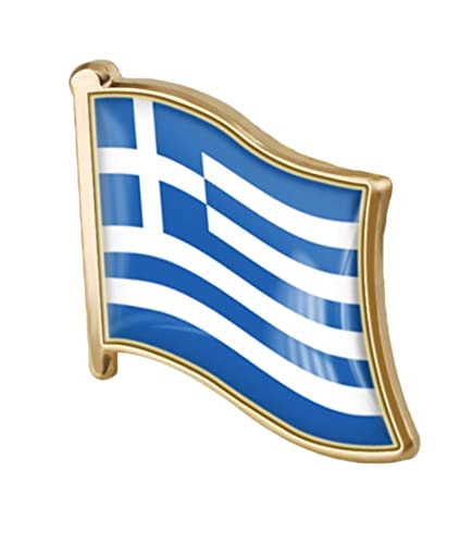 Image of vmcoatdu Country Flag Pin Badge International Travel Brooch Metal Alloy Souvenir Pin for Hat Clothes Backpack