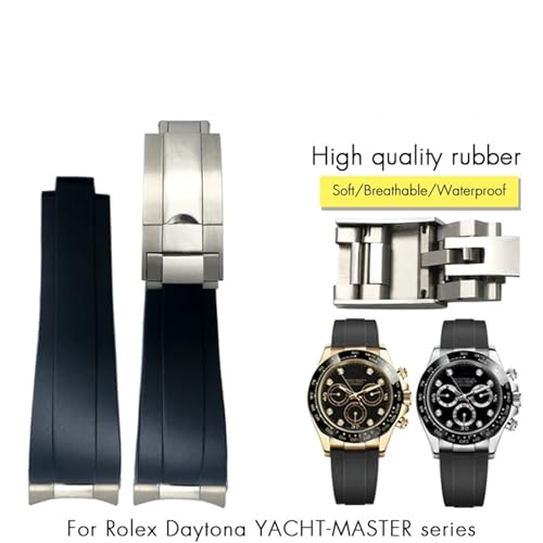 Bracelet silicone petit poignet pour Rolex Submariner | Ajustement Parfait - 2