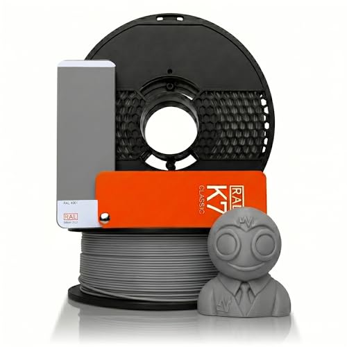 Image of NFIL3D 1KG Net Turbo Finish PLA+ Cement Grey 3D Printer Filament | Filaments for 3D Printer| 1.75mm| Accuracy + /- 0.015mm | 1000g 3D Filament, 250g Spool, 350g Packaging Weight (Total Weight 1.6KG)