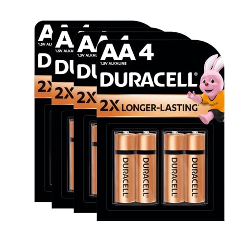 Image of Duracell India's #1 Ranked Battery for Everyday Devices Clock Remote Toys Hair Trimmer Health Monitor Machines (AA Alkaline, Pack of 16)