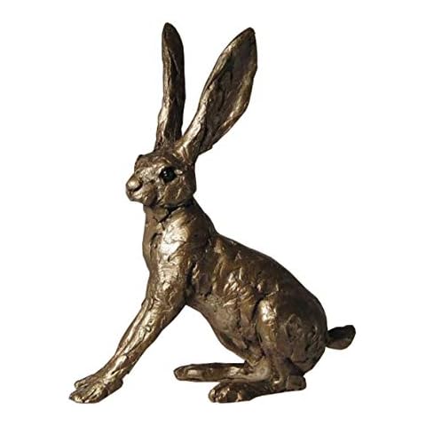 Ted Hare Alarmed Bronze sculpture 16cm - sculptor Thomas Meadows - Frith Cover